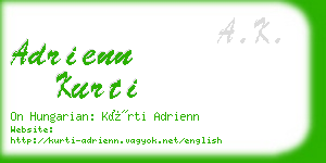 adrienn kurti business card